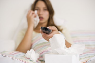 Feeling sick.