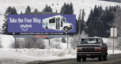Billboard in Idaho