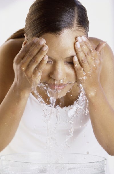 Rinse your face