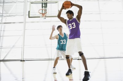 A short person has to be comparatively better at basketball or football if he wants to compete with taller players.