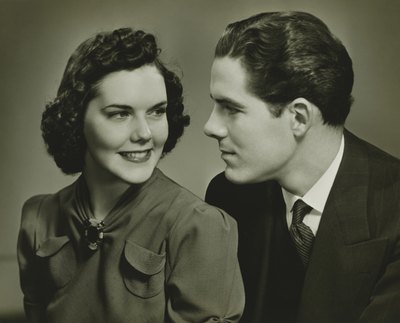 Curls had to be tamed by waxy pomades that would hold shape even under a jaunty cap.