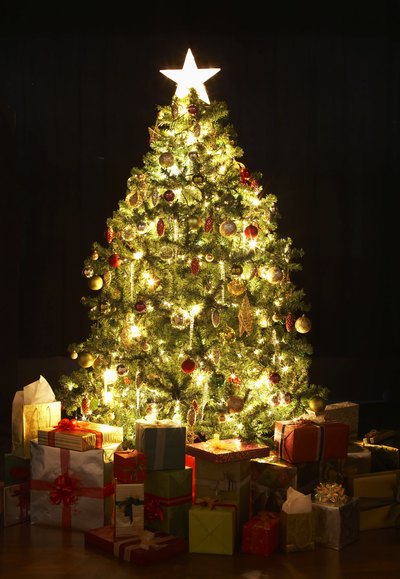 Bright Christmas tree