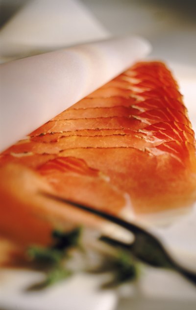 Close up of salmon