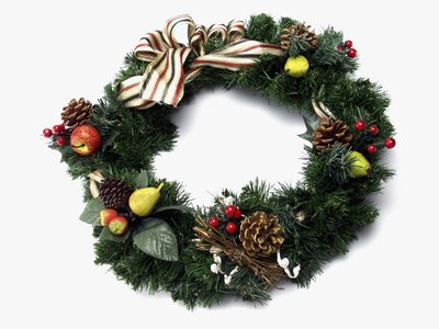 Christmas wreath.
