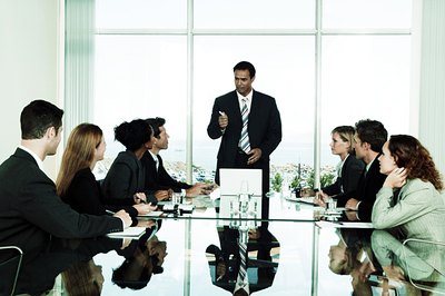 male leader at work