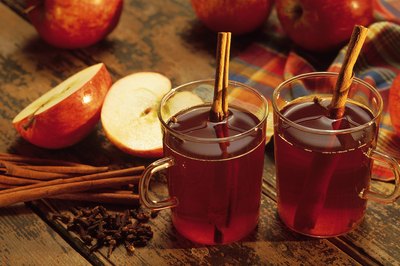 Spiced cider is a perfect winter holiday favorite.