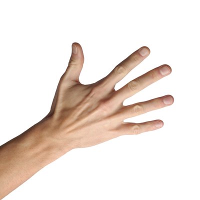 Fingernails may have dips.