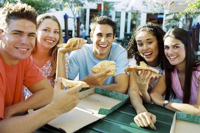 Pizza is an easy option.