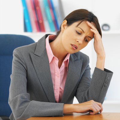 Woman feeling overwhelmed