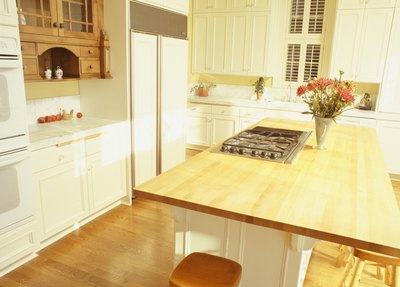 Empty modern kitchen