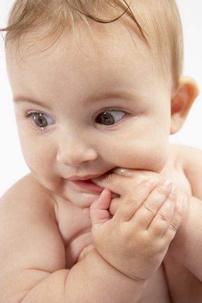 Teething baby