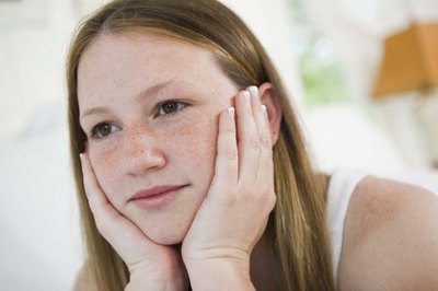 Young woman in thought