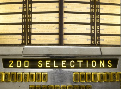 Select a song from the jukebox