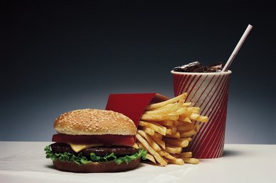 A fast food meal.