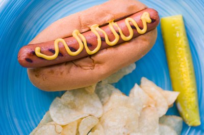 Hot dog and chips