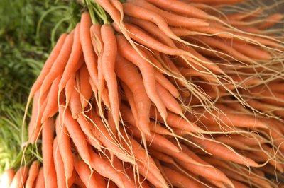 Large pile of carrots