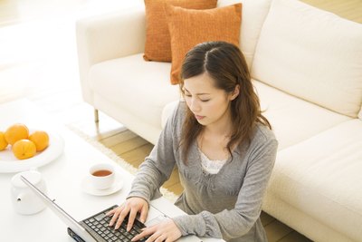 Woman online