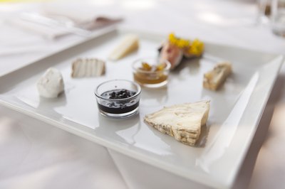 Assorted cheese platter