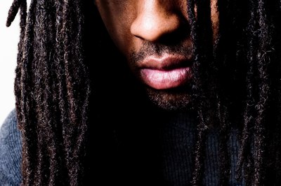 Rastafarian man.