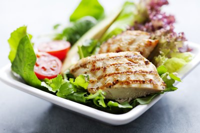 Grilled chicken salad
