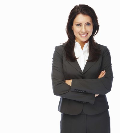 Confident smiling woman.