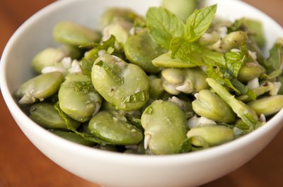 Broad beans can be used as substitutes in many traditional dishes.