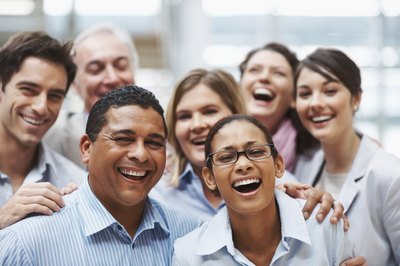 Loosen up others and yourself by telling a joke.