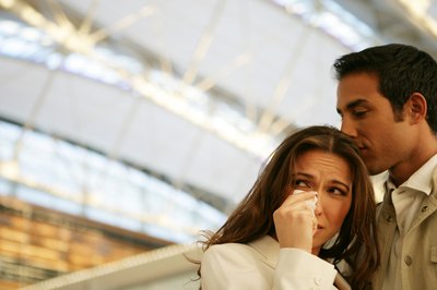 woman crying