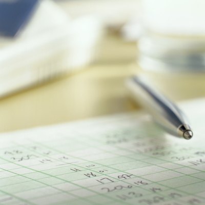 Payments recorded in a ledger