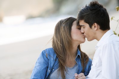 Herpes can be spread through kissing.