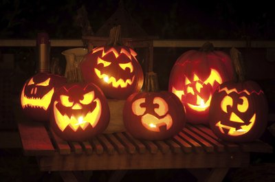 Traditional Halloween Decorations.