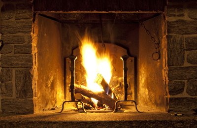 Gas fireplaces are more efficient than wood-burning hearths.