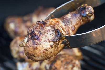 Close up of jerk chicken