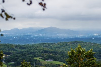 A mountain landscape in Virginia.