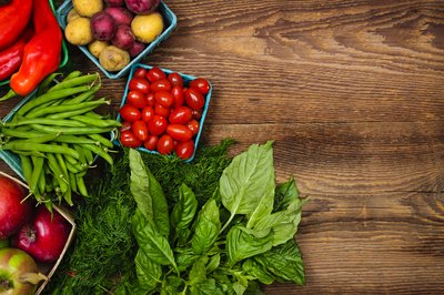 Fruits and vegetables are low in sodium.