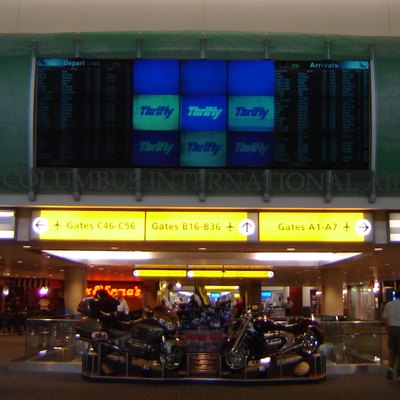 columbus ohio airport departures