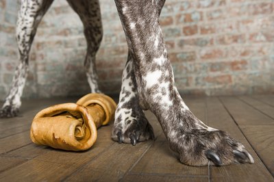 Image Source/Photodisc/Getty Images "This is my bone. Go find your own."