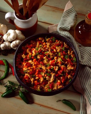 Jupiterimages/Comstock/Getty Images Homemade chicken stew is a comfort food for you and your dog, too.