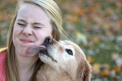 melissaperryphotography/iStock/Getty Images Licking isn't compulsive if there's a good reason for it.