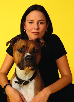 Ryan McVay/Stockbyte/Getty Images Pit bulls are naturally sociable and love meeting new people.
