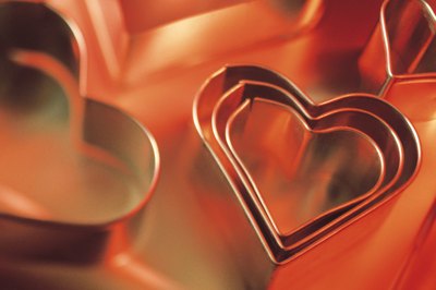 Comstock/Comstock/Getty Images Cookie or biscuit cutters can be used to shape your treats.