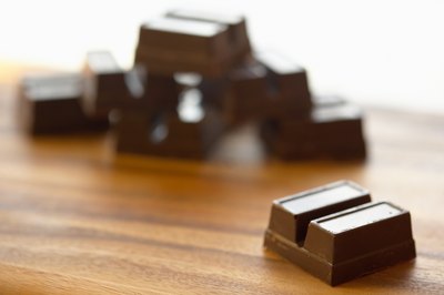 Jupiterimages/Photos.com/Getty Images Baker's chocolate is high in theobromine; even small amounts lead to lethal poisoning.