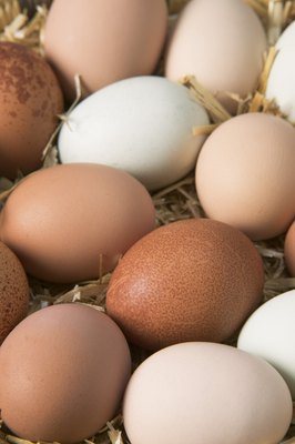 Jupiterimages/liquidlibrary/Getty Images Eggs provide a good source of protein and amino acids.