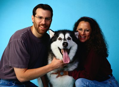 Ryan McVay/Stockbyte/Getty Images Your husky sheds his undercoat every spring.