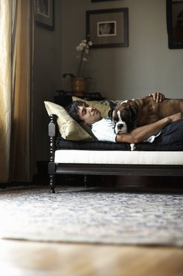 Thomas Northcut/Digital Vision/Getty Images Anemia can be a symptom of some forms of neoplasia, or cancer.