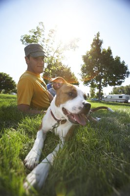 Thomas Northcut/Lifesize/Getty Images A cooling vest can help prevent heat exhaustion on warm, sunny days.