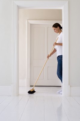 Jupiterimages/Polka Dot/Getty Images Keeping your house clean will make it much nicer for you, your pets and guests.