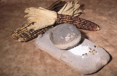Hemera Technologies/AbleStock.com/Getty Images Cornmeal is a hearty, nutritious ingredient in homemade dog treats.