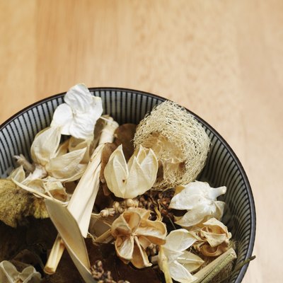 Stockbyte/Stockbyte/Getty Images Dry potpourri can make your dog sick if he ingests it.