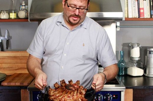 Sausage-Stuffed Crown Roast